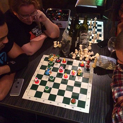 Photo of fun chess pieces